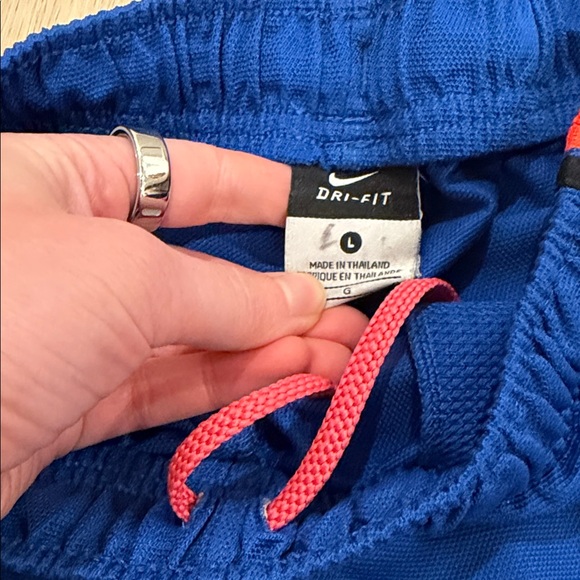 Nike large Athletic Shorts in Blue and Orange - Picture 3 of 4